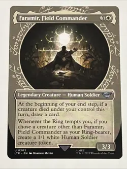 MTG Lord of the Rings Faramir, Field Commander Showcase 0303 NM - Image 1