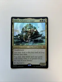 Glarb, Calamity's Augur Bloomburrow Foil - Image 1