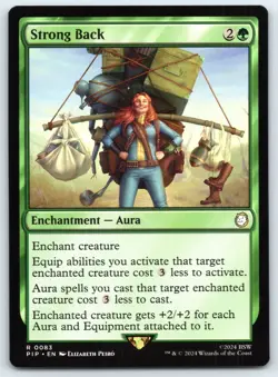 Strong Back - Universes Beyond Fallout - MTG - Near Mint - Image 1