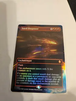 Fated Firepower Borderless FOIL MTG Avatar: TLA Nm/M *ON HAND* - Image 1