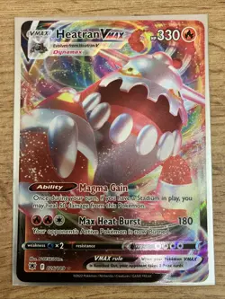Pokemon Card Heatran VMAX 026/189 Astral Radiance SWSH 2022 Rare Near Mint Cheap - Image 1