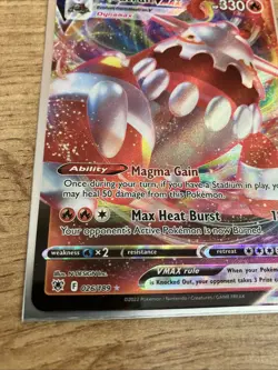 Pokemon Card Heatran VMAX 026/189 Astral Radiance SWSH 2022 Rare Near Mint Cheap - Image 2
