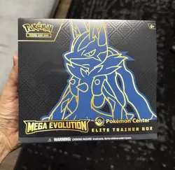 Pokemon Center Mega Evolution Lucario ETB Elite Trainer Box BRAND NEW Sealed - Image 1
