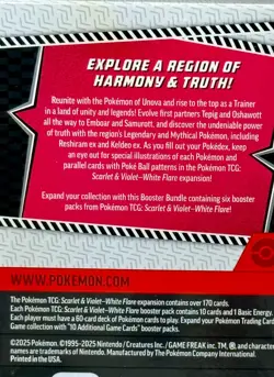 Pokemon TCG: S&V White Flare "Booster Bundle" ~ Factory Sealed ~ **BRAND NEW** - Image 5