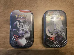 (LOT OF 2) Pokemon TCG SV10.5 Black Bolt & White Flare Mini Tins NEW SEALED! - Image 1