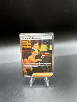 Giovanni’s Charisma 204/165 Pokemon Scarlet & Violet 151 SIR NM - Image 2