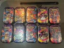 10x Pokemon - Mega Evolution - Complete Mini Tins Set. Brand New, Factory Sealed - Image 1