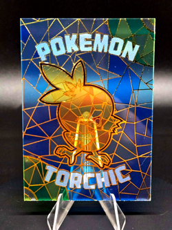 Pokemon Torchic Stained Glass (Acrylic) - Eif Origins 2.0 (Chinese) MINT - Image 1