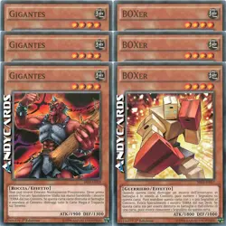 3x GIGANTES +3x BOXER • Comune • SR03 IT016 • SR03 IT017 • YUGIOH! • ANDYCARDS - Image 1