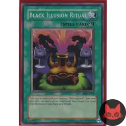 Yugioh Black Illusion Ritual MRL-E051 Super Rare LP - Image 1