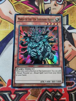Manju of the Ten Thousand Hands thsf-en033 Unltd Ed (VLP) Super Rare Yu-Gi-Oh! - Image 3