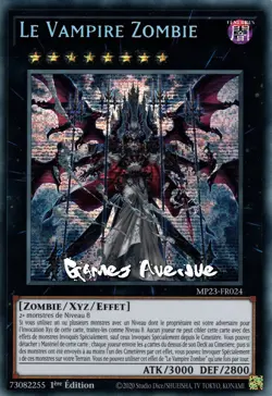 Yu-Gi-Oh ! Le Vampire Zombie MP23-FR024 VF/SECRET - Image 1