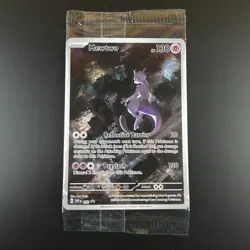 Mewtwo SVP 052 Pokemon Promo 151 Full Art Holo Ultra Premium Card - Sealed - Image 1