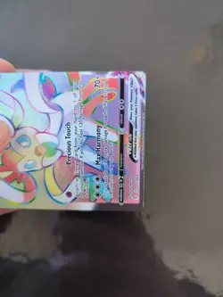 Pokemon Sylveon VMAX TCG Rainbow Secret Rare Card 211/203 Evolving Skies NM - Image 3