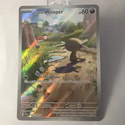 Paldean Wooper Illustration Rare NM Pokemon Card Phantasmal Flames 102/094 - Image 2
