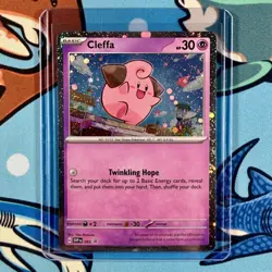 Cleffa SVP 095 Black Star Promo Cosmo Holo | Pokemon TCG NM English Card - Image 1
