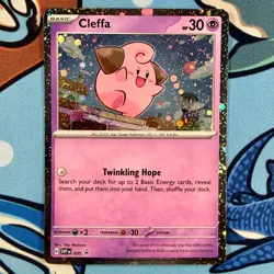 Cleffa SVP 095 Black Star Promo Cosmo Holo | Pokemon TCG NM English Card - Image 2