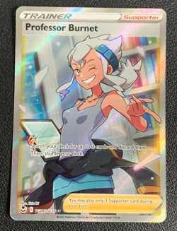 Professor Burnet #TG26/TG30 Silver Tempest Trainer Gallery Pokemon TCG Card NM - Image 1