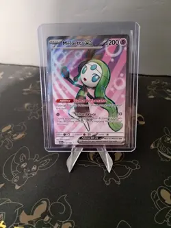 Meloetta EX Pokemon Card 159/086 SV Black Bolt Full Art NM Condition - Image 1