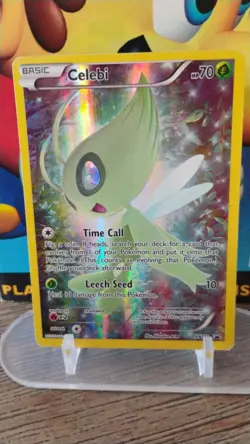 CELEBI Black Star Promo POKEMON Full-Art Holo 2016 Trading Card XY111 - Image 1