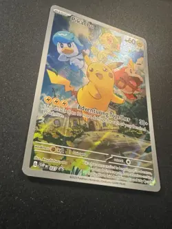 Pokemon Scarlet & Violet Paldea Evolved Pikachu #27 SVP en Pikachu Promo Card - Image 2