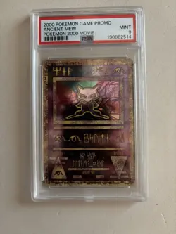 PSA 9!!! 2000 ANCIENT MEW POKEMON MOVIE PROMO CARD!! PSA 9 GEM MINT CONDITION!! - Image 1