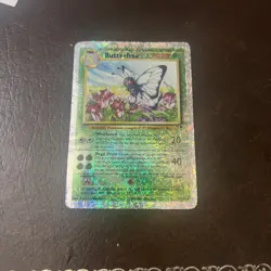Pokemon TCG Butterfree Legendary Collection Reverse Holo Rare Card 21/110 - Image 1