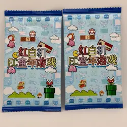 Family Computer Childhood Game Trading Cards 2 x Packs Nintendo Sega New Sealed - Image 1
