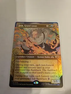 Iroh, Grand Lotus Showcase FOIL MTG Avatar: TLA Nm/M *ON HAND* - Image 1