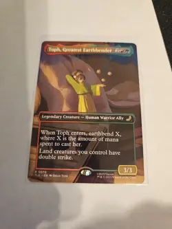 Toph, Greatest Earthbender Borderless MTG Avatar: TLA Eternal-Legal Nm/M ON HAND - Image 1