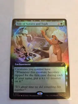 Tale of Katara and Toph Extended FOIL MTG Avatar: TLA Eternal-Legal *ON HAND* - Image 1