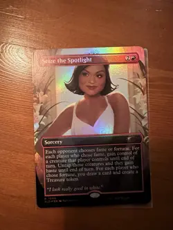 IN HAND MTG Seize The Spotlight 7044 Foil Dwight's Destiny Bonus Secret Lair - Image 1