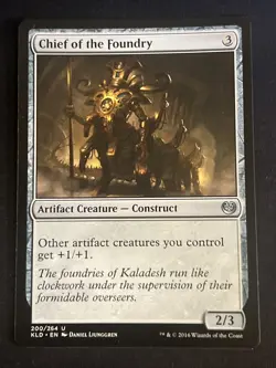 1x Chief of the Foundry (200) Kaladesh LP MTG Magic the Gathering x1 MKE - Image 1