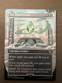 The Wind Crystal R0330 Reg (Borderless) Final Fantasy Magic the Gathering NM - Image 1