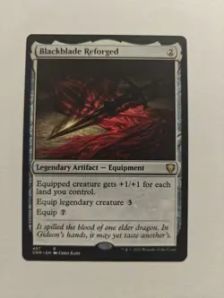 CMR BLACKBLADE REFORGED 1x Rare Magic Commander Legends MTG NM - Image 1