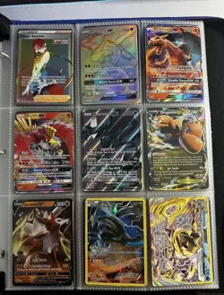 400+ Pokemon Card In Binder with Jumbo Card And Binder Included - Image 1