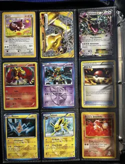 400+ Pokemon Card In Binder with Jumbo Card And Binder Included - Image 2