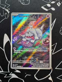 Greavard 214/198 Pokemon TCG Scarlet & Violet Base Set Illustration Rare English - Image 1