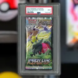 PSA 9 Pokemon Japanese Paradigm Trigger Booster Pack Foil SWSH Rare Graded Mint - Image 1