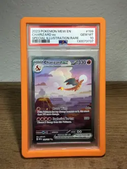 Charizard ex 199/165 Sv: Scarlet & Violet 151 Holo PSA 10 Pokemon - Image 1