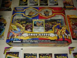 Pokemon True Steel Premium Collection Box w Double Crisis Team Up Unified Cosmic - Image 3