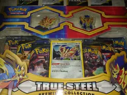 Pokemon True Steel Premium Collection Box w Double Crisis Team Up Unified Cosmic - Image 4