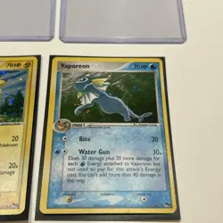 Pokemon Pop Series 3 Flareon Holo 2/17, Jolteon Holo 3/17 & Vaporeon Holo 7/17 - Image 2