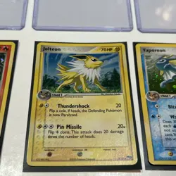 Pokemon Pop Series 3 Flareon Holo 2/17, Jolteon Holo 3/17 & Vaporeon Holo 7/17 - Image 3