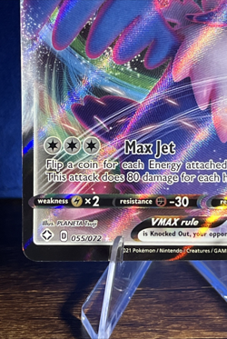 Pokemon TCG Cramorant VMAX 055/072 Shining Fates Holo Ultra Rare Full Art NM - Image 3