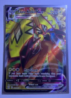 Pokemon Tapu Koko VMAX 051/163 Battle Styles Sword & Shield ULTRA RARE NM - Image 1