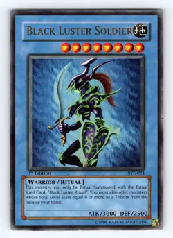 Yugioh Black Luster Soldier SYE-024 1st Edition Ultra Rare Holo - LP ?? - Image 1