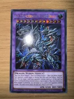 Yu-Gi-Oh Blue-Eyes Alternative Ultimate Dragon TN19-EN001 Limited Edition Secret - Image 1