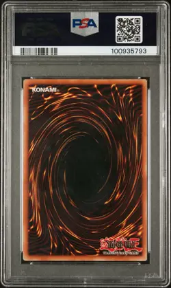 2002 Yu-Gi-Oh! Kazejin Metal Raiders Unlimited Super Rare PSA 6 - Image 2