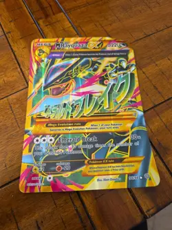 Pokemon JUMBO/Oversized Card Mega M Rayquaza EX Full Art XY 98/98 - Image 1